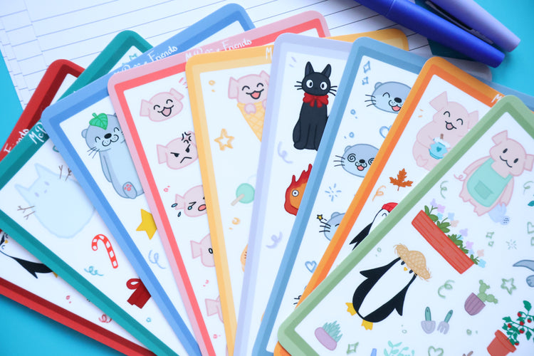 Planches de stickers