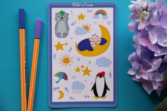 Planche de stickers - Météo