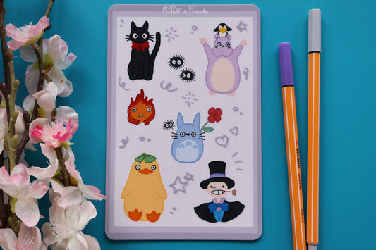 Planche de stickers - Ghibli